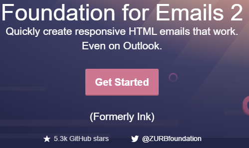Zurb Foundation for Email